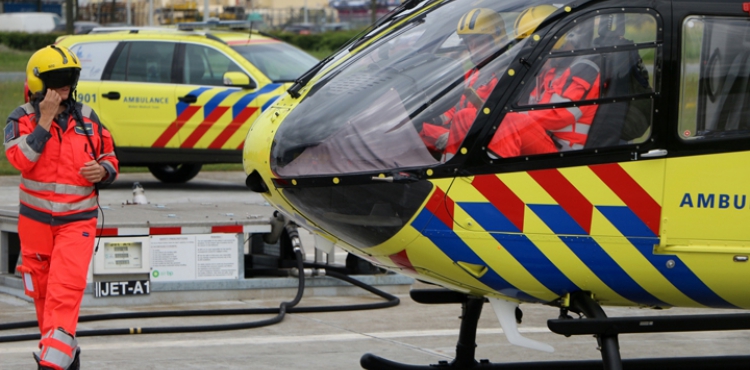 Spottersdag met traumahelikopter in Amsterdam