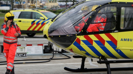 Spottersdag met traumahelikopter in Amsterdam