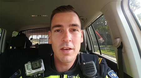 Vloggende agent geeft inkijk in politiewerk