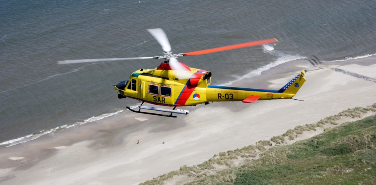 Defensie vliegt niet meer met gele reddingshelikopter